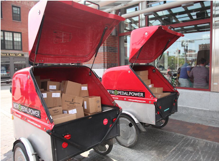 Pedal power partner (PPP) for essential sail freight sustainable logistics