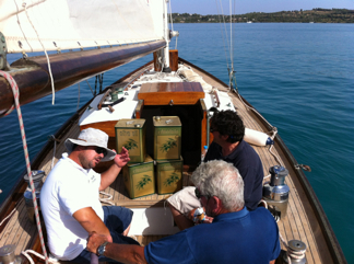 SAIL MED: sailing bulk olive oil with only wind power. Photo by J Lundberg