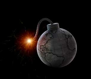 (Image: World bomb via Shutterstock)